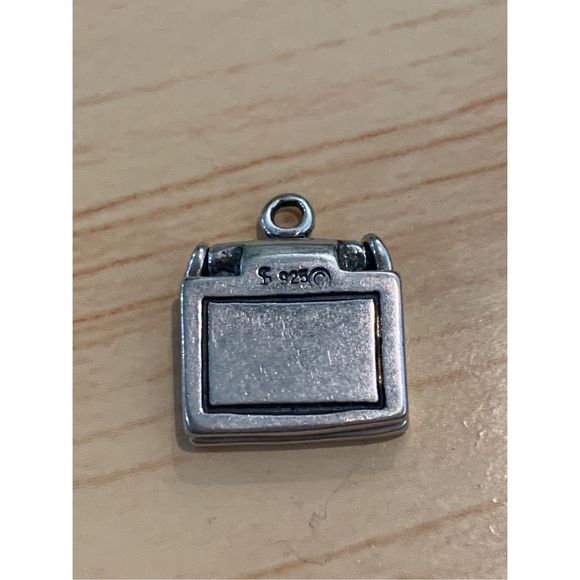 .925 Computer Laptop Sterling Silver Jewelry Charm - Picture 5 of 6